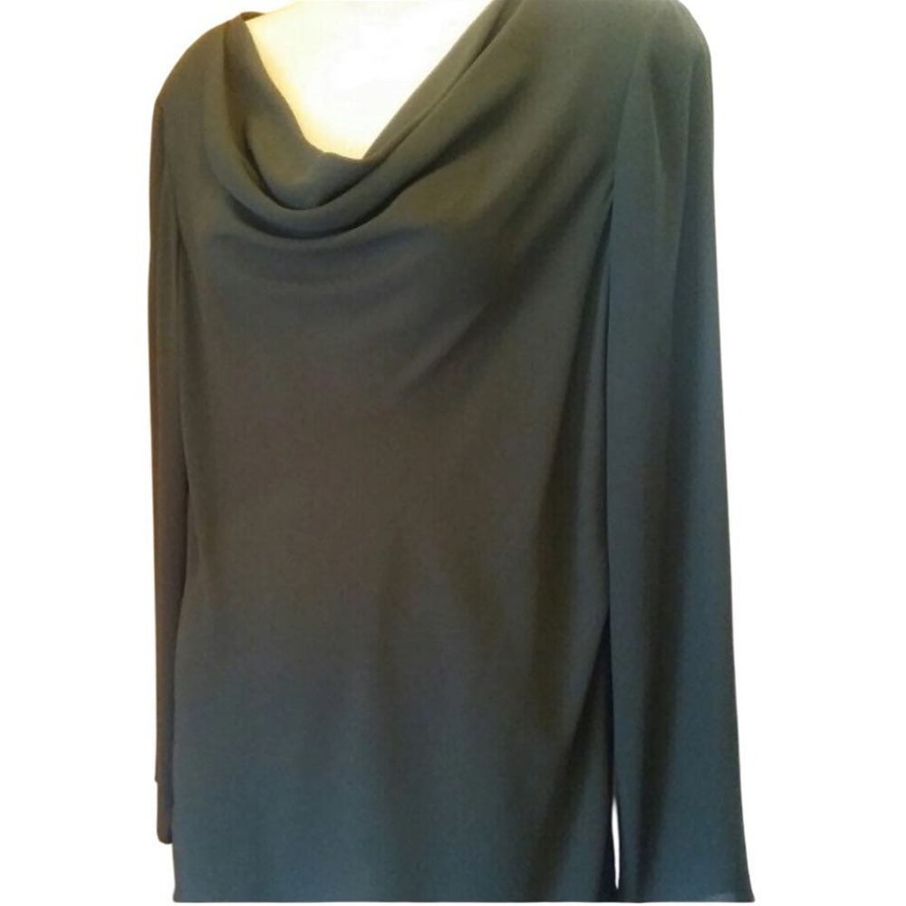 Cremieux Ladies Long Sleeve Blouse NWT Sz XS‎ Green $79